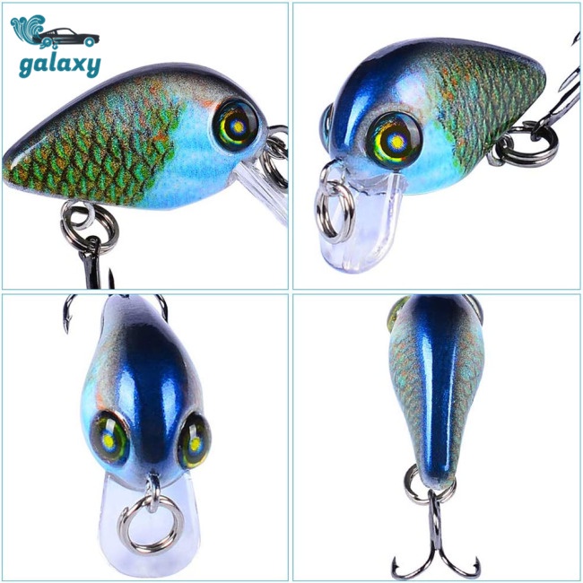 Galaxy Set 10 Mồi Giả Nhử Cá 28.5mm / 1.95g Bằng Nhựa Cứng