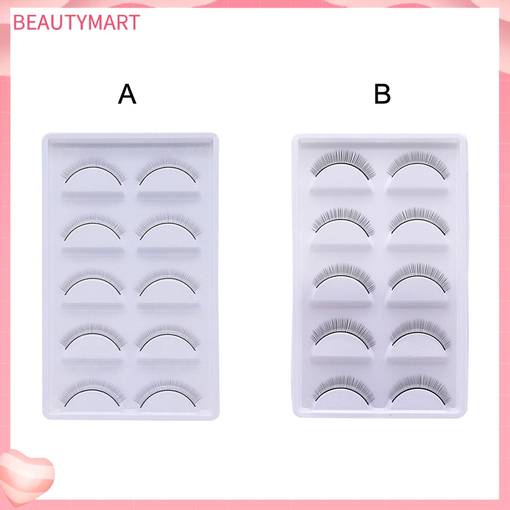 Hộp 5 Cặp Lông Mi Giả Thủ Công Mịn Mượt Dành Cho Luyện Tập Trang Điểm