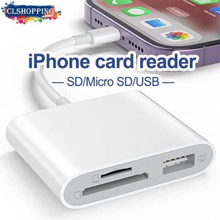Đầu Đọc Thẻ Nhớ micro sd sdxc sdhc Cổng usb otg Cho iphone