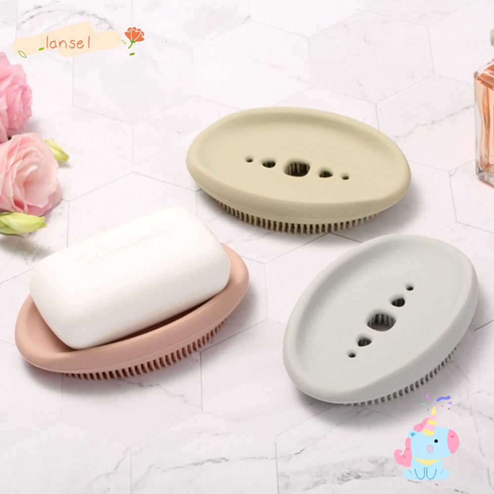 LANSEL Set 2 Khay Đựng Xà Phòng / Mút Rửa Chén Tiện Dụng Cho Nhà Tắm