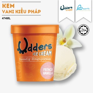   Kem vani kiểu Pháp UDDERS - UDDERS FRENCH VANILLA ICE CREAM (100ML/474ML)