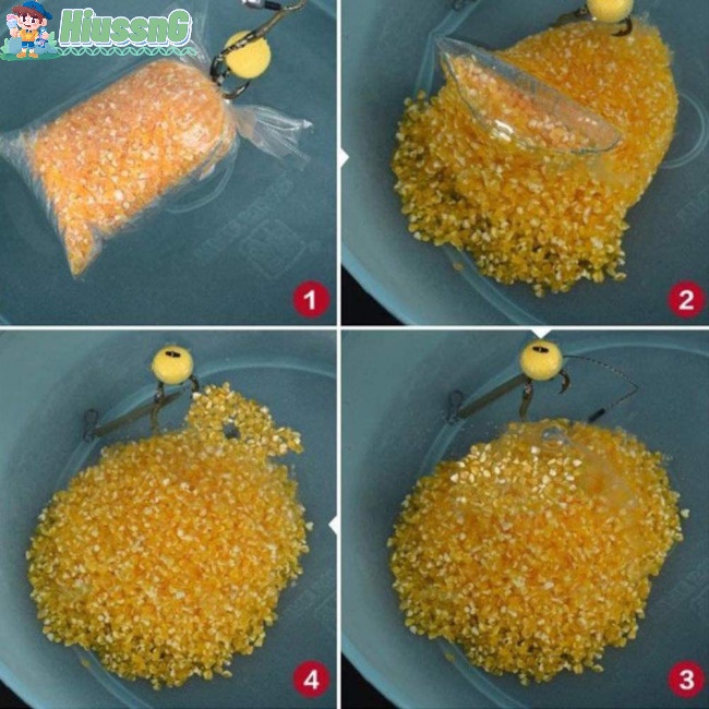 100 Túi Đựng Mồi Câu Cá Trong Suốt 3 Kích Cỡ