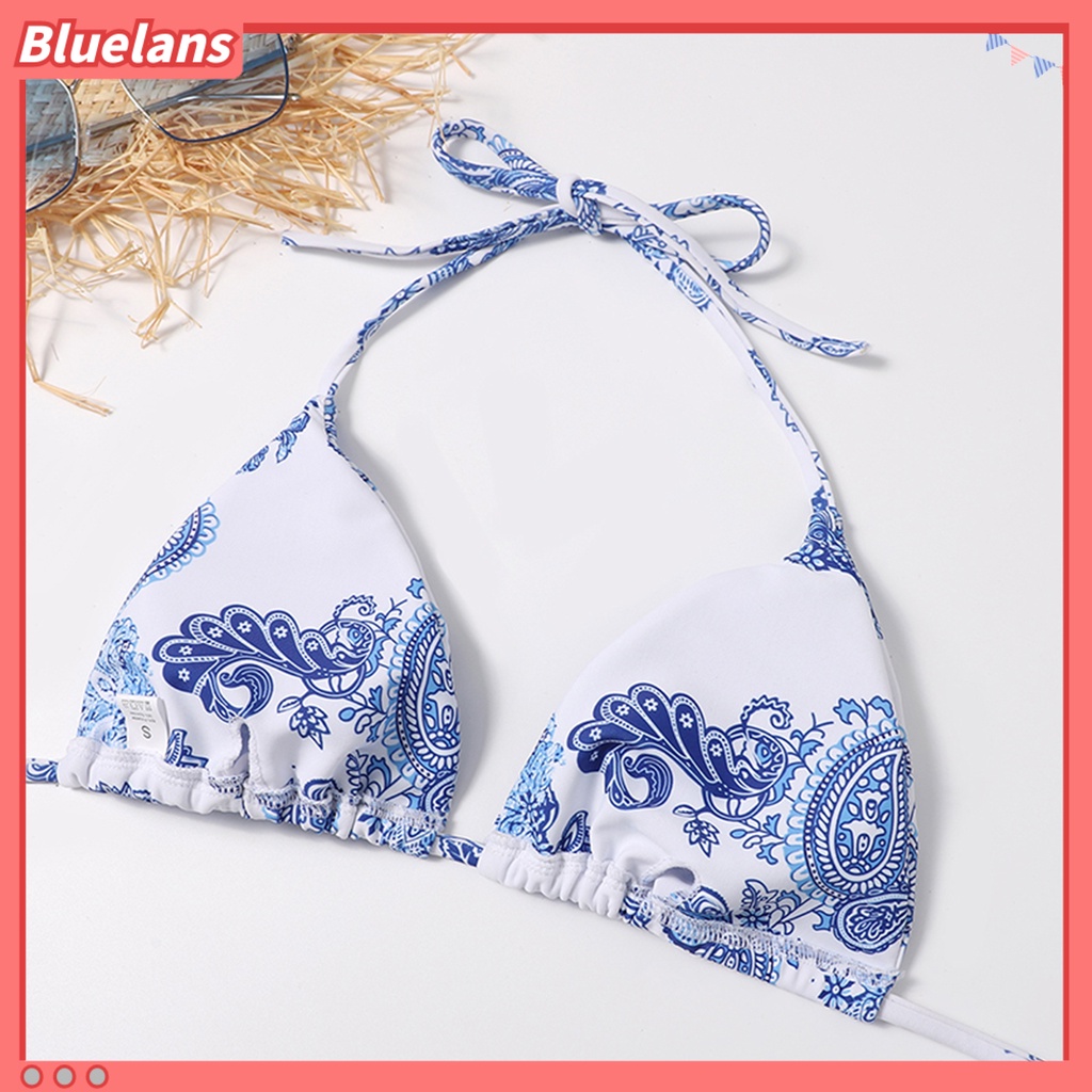 Bộ Bikini Họa Tiết Ngựa Vằn Có Dây Điều Chỉnh Nhanh Khô Quyến Rũ Cho Nữ