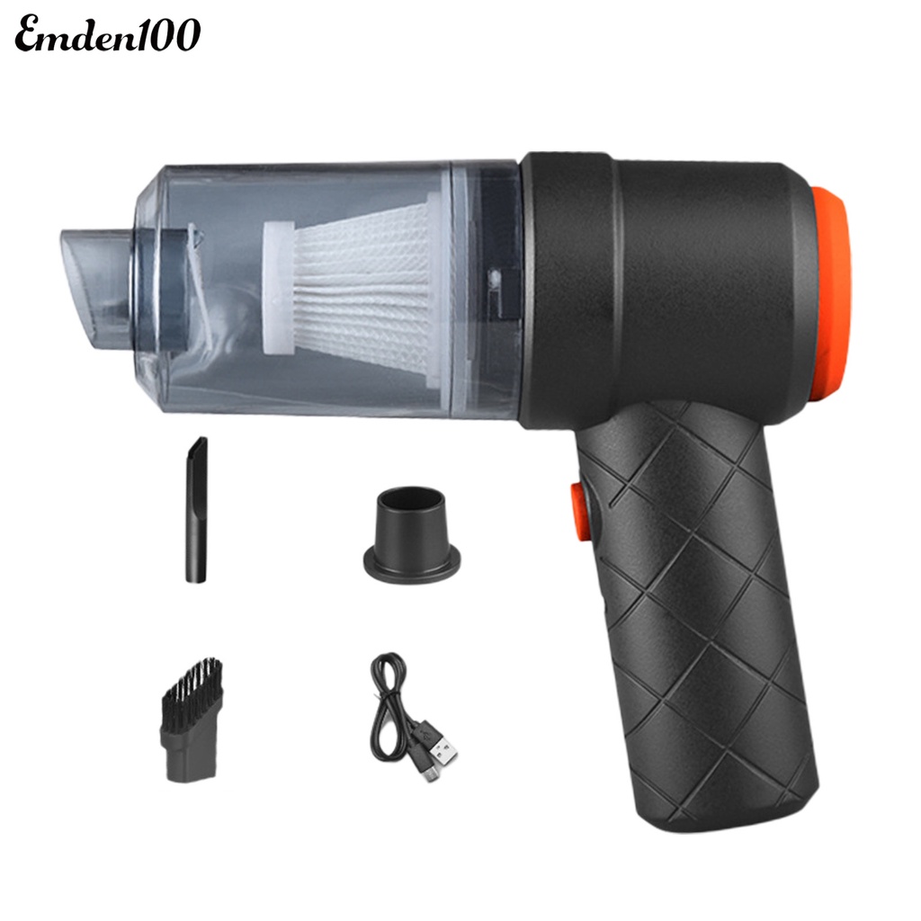 Máy Hút Bụi Mini 200mAh 120W Có Giác Hút Mạnh Dùng Trong Xe Hơi / Nhà Cửa