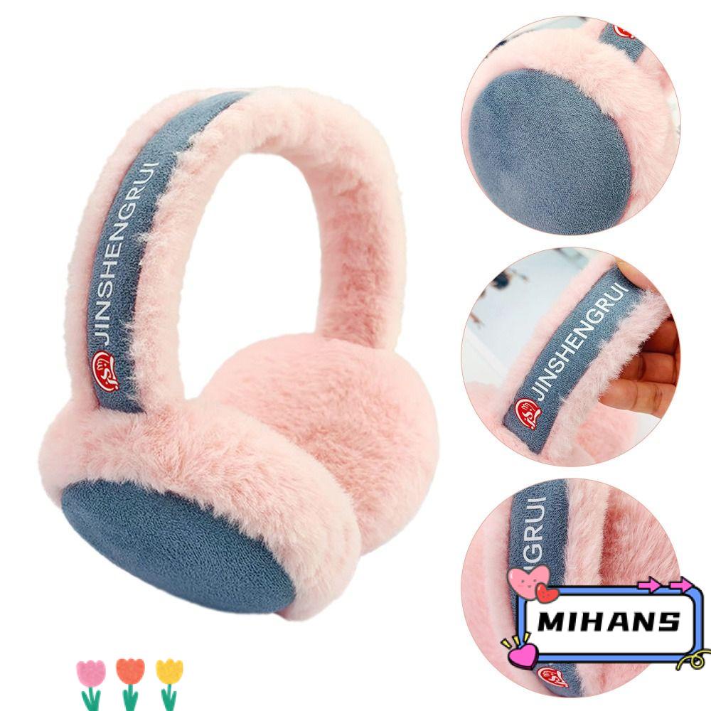 MIH Đệm Chụp Tai Bằng Lông Nhung Mềm Mại Có Thể Gấp Gọn Cho Nam Và Nữ