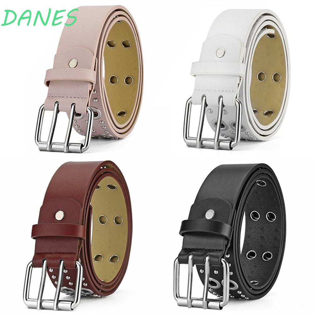 DANES Thắt Lưng Da PU Phong Cách Hip Hop Cổ Điển Thời Trang Cho Nữ