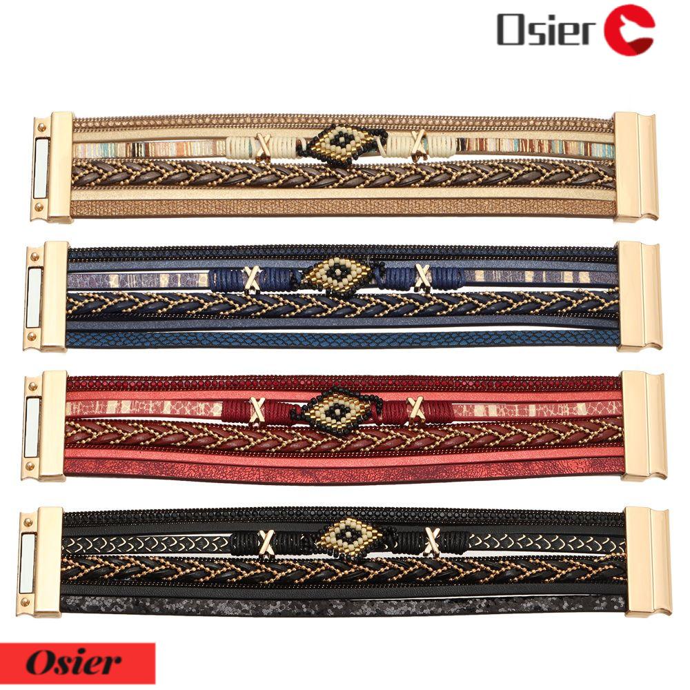 OSIER1 Vòng Đeo Tay Nhiều Tầng Thời Trang Dành Cho Nữ