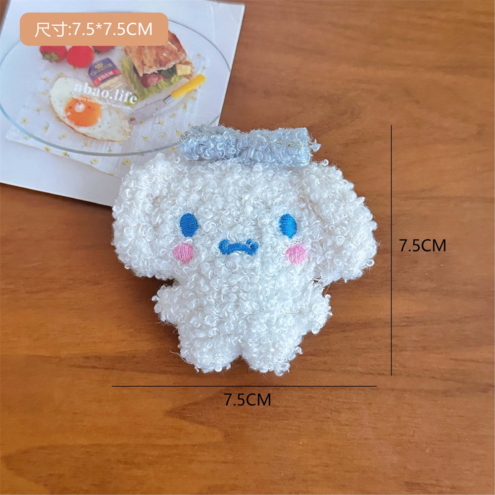 Ghim Cài Túi Xách / Khăn Choàng Hình Gấu / Thỏ / Melody Nhồi Bông Hoạt Hình Sanrio Đáng Yêu