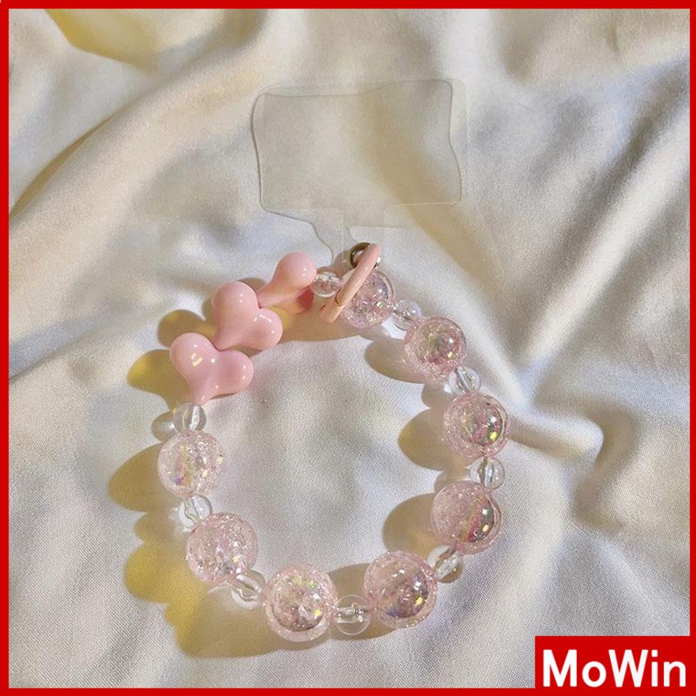 vòng đeo tay pha lê Ốp lưng Vỏ điện thoại Vòng tay Dây buộc Dây đeo cổ tay Hạt nhiều màu sắc đẹp Nhiều kiểu dáng khác nhau Hình trái tim Nơ Mặt trăng Vỏ iPhone tương thích Màu sắc đơn giản