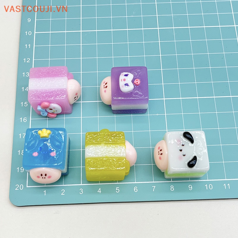 Set 2 Mô Hình Đá Viên Mini Bằng Nhựa Phát Quang Dùng Trang Trí Tiểu Cảnh