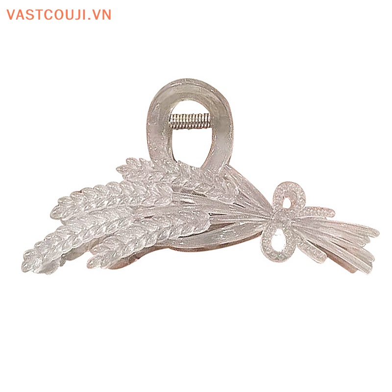 Kẹp Tóc Càng Cua / Cá Mập Bằng Acrylic Kiểu Dáng Đơn Giản