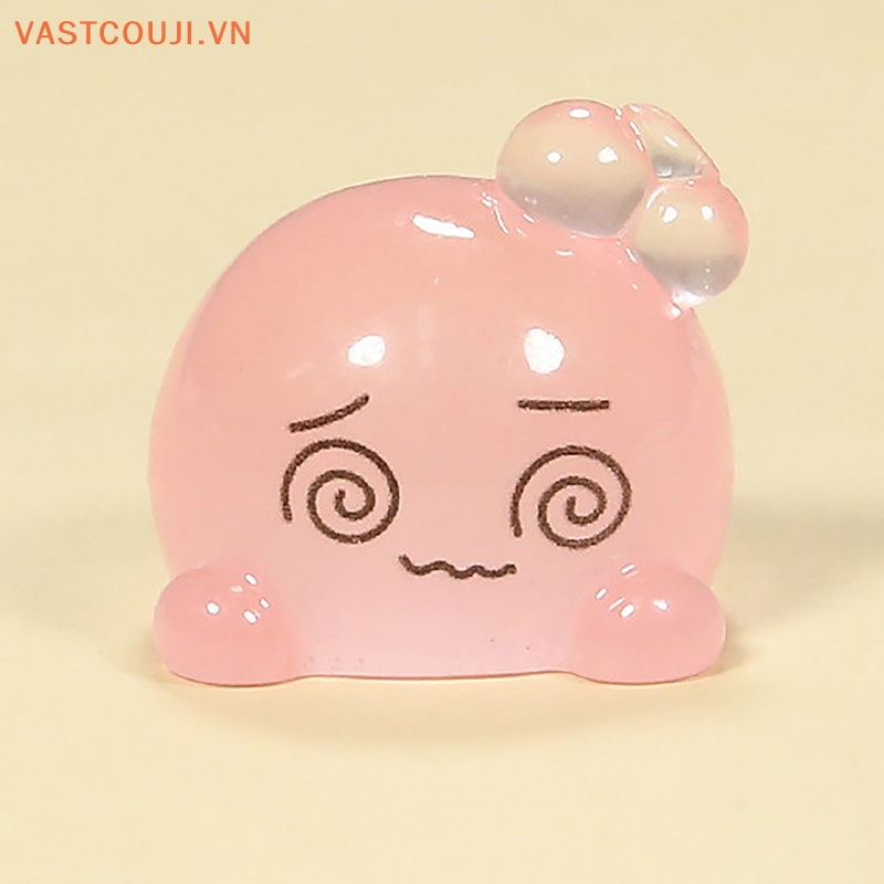 Bộ 2 Mô Hình VASTJI Mini Bằng Nhựa Resin Phát Quang Trang Trí Bảng Điều Khiển Xe Hơi