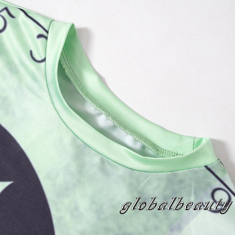 Áo Thun Tay Ngắn Cổ Tròn In Họa Tiết Nhân Vật Anime Thời Trang Mùa Hè Cho Nữ