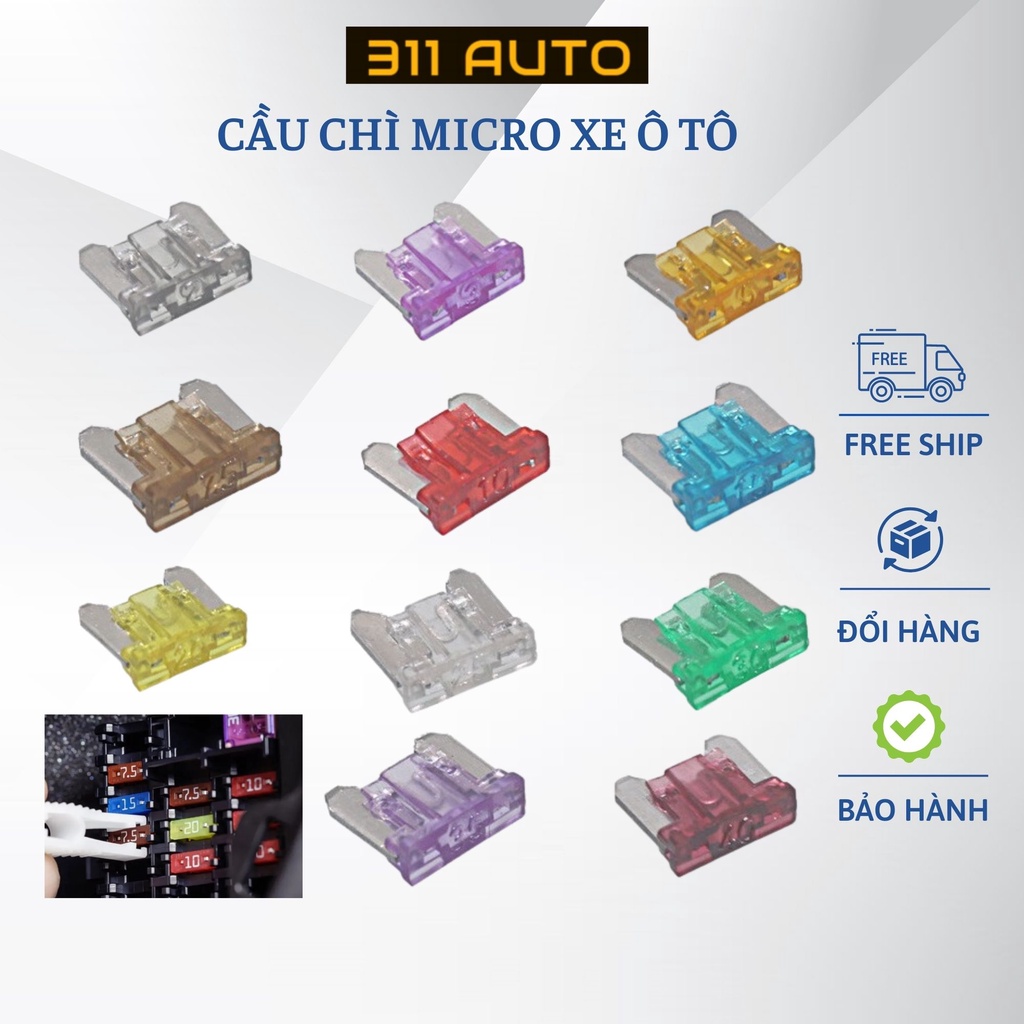 Cầu chì micro dùng cho xe ô tô
