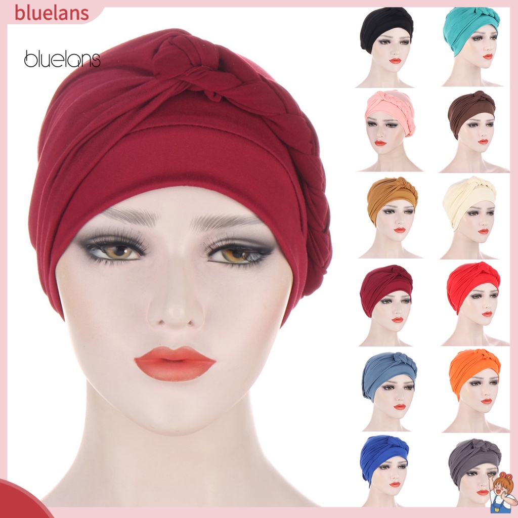 Mũ Turban Không Vành Màu Sắc Thời Trang Cho Nữ
