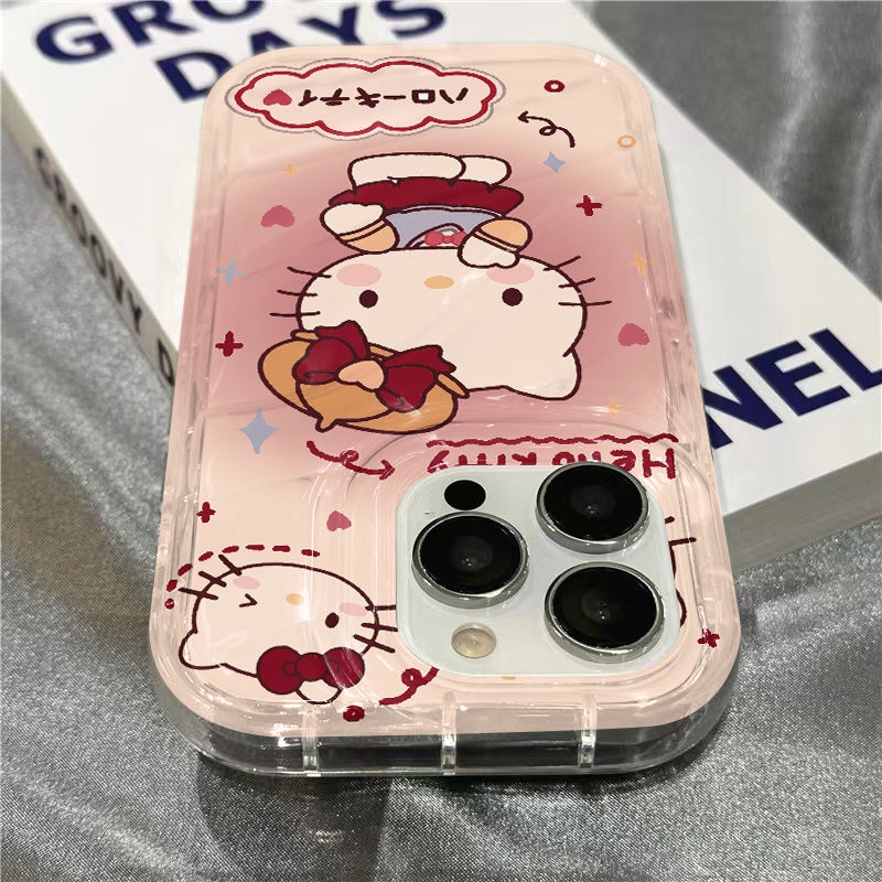 Ốp Điện Thoại Dẻo Trong Suốt Họa Tiết Hoạt Hình Chú Mèo Dễ Thương Cho iPhone14promax7xr811plus 1312 BNF2