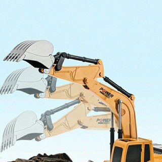 Rechargeable 6-channel remote control excavator toy