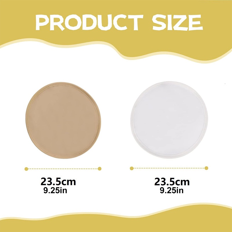 Bộ 4 Miếng Đệm Ngực Thầu Dầu Thầu Dầu Hữu Cơ Mềm Mại Thoải Mái Có Thể Giặt Rửa Và Tái Sử Dụng