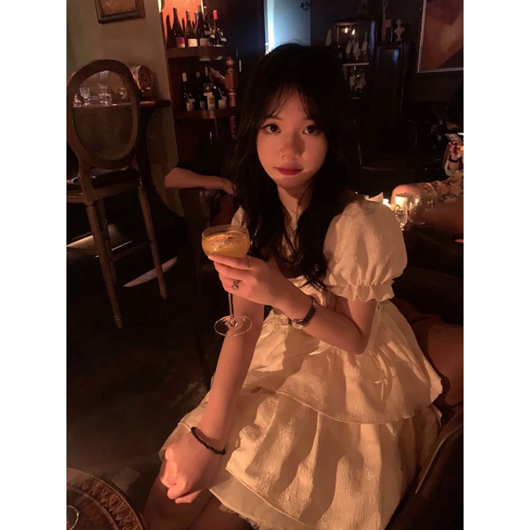 Đầm Hoa Thắt Nơ Eo Phong Cách Pháp Thời Trang Mùa Hè Ngọt Ngào Cho Nữ