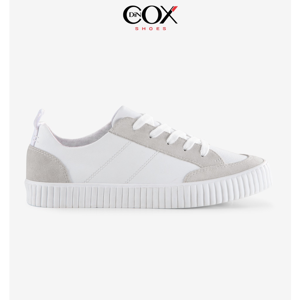 Giày Da Sneaker Nam/Nữ E05 Off/White Dincox