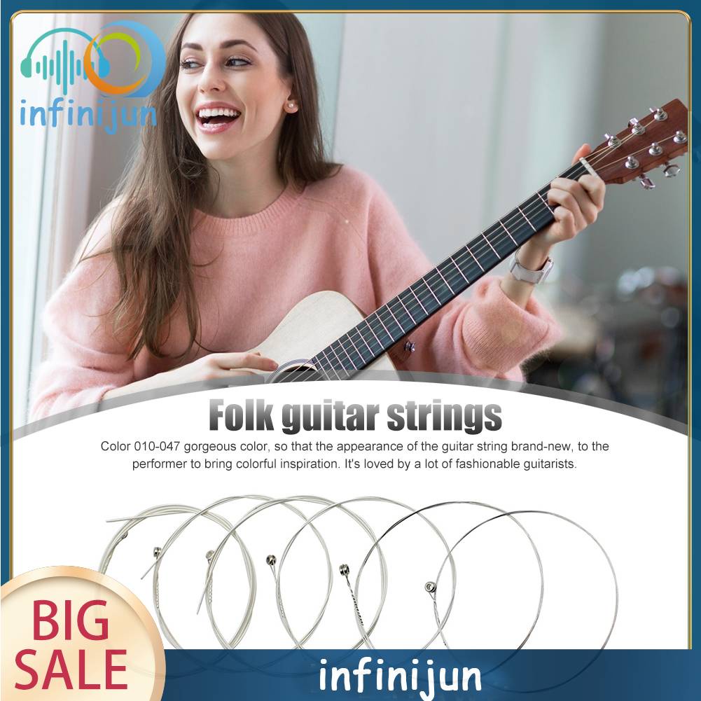 Dây Đàn Guitar Bằng Hợp Kim Đồng Mạ Bạc A104