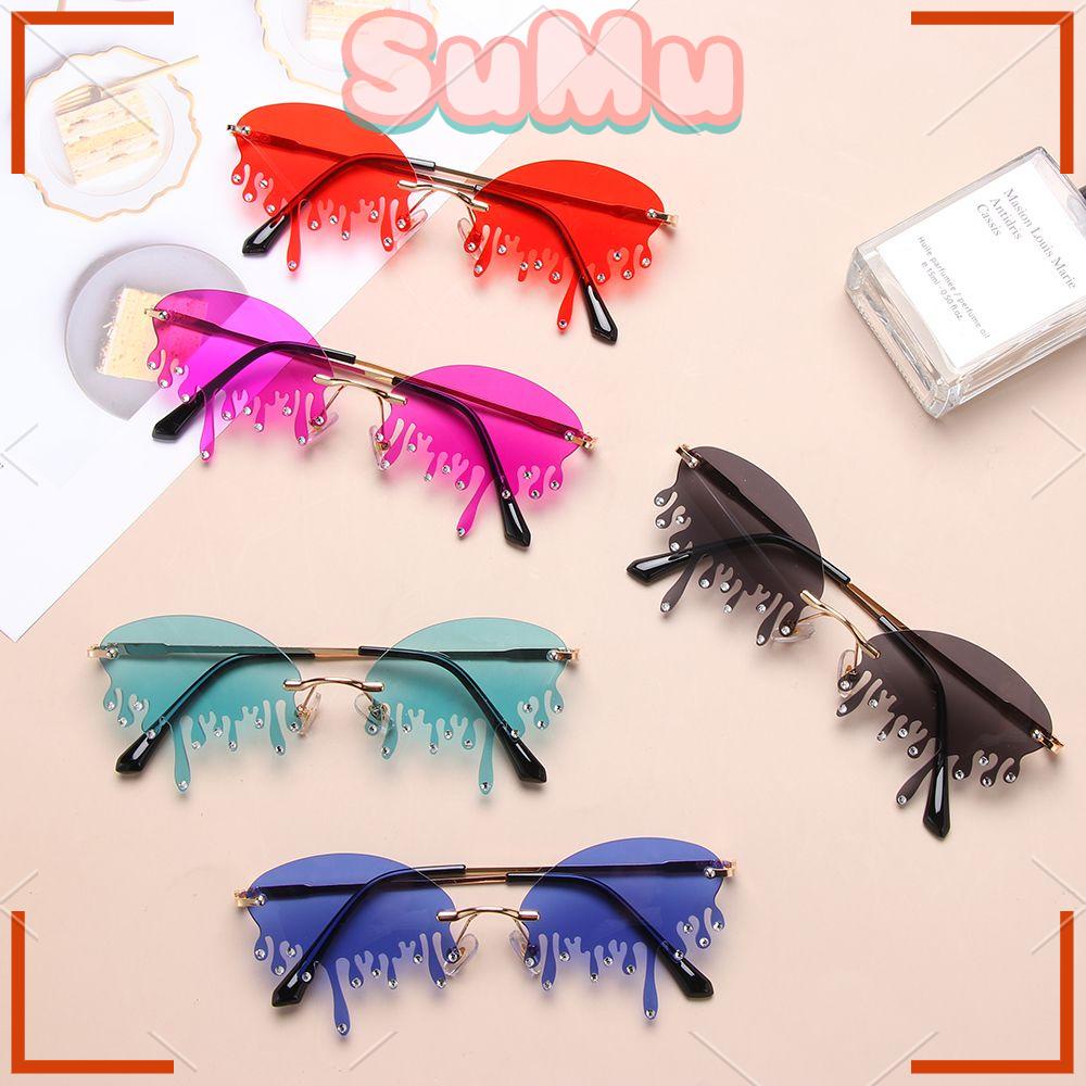 SUMU Kính Mát Không Gọng Chống Tia UV400 Thời Trang Cho Nữ