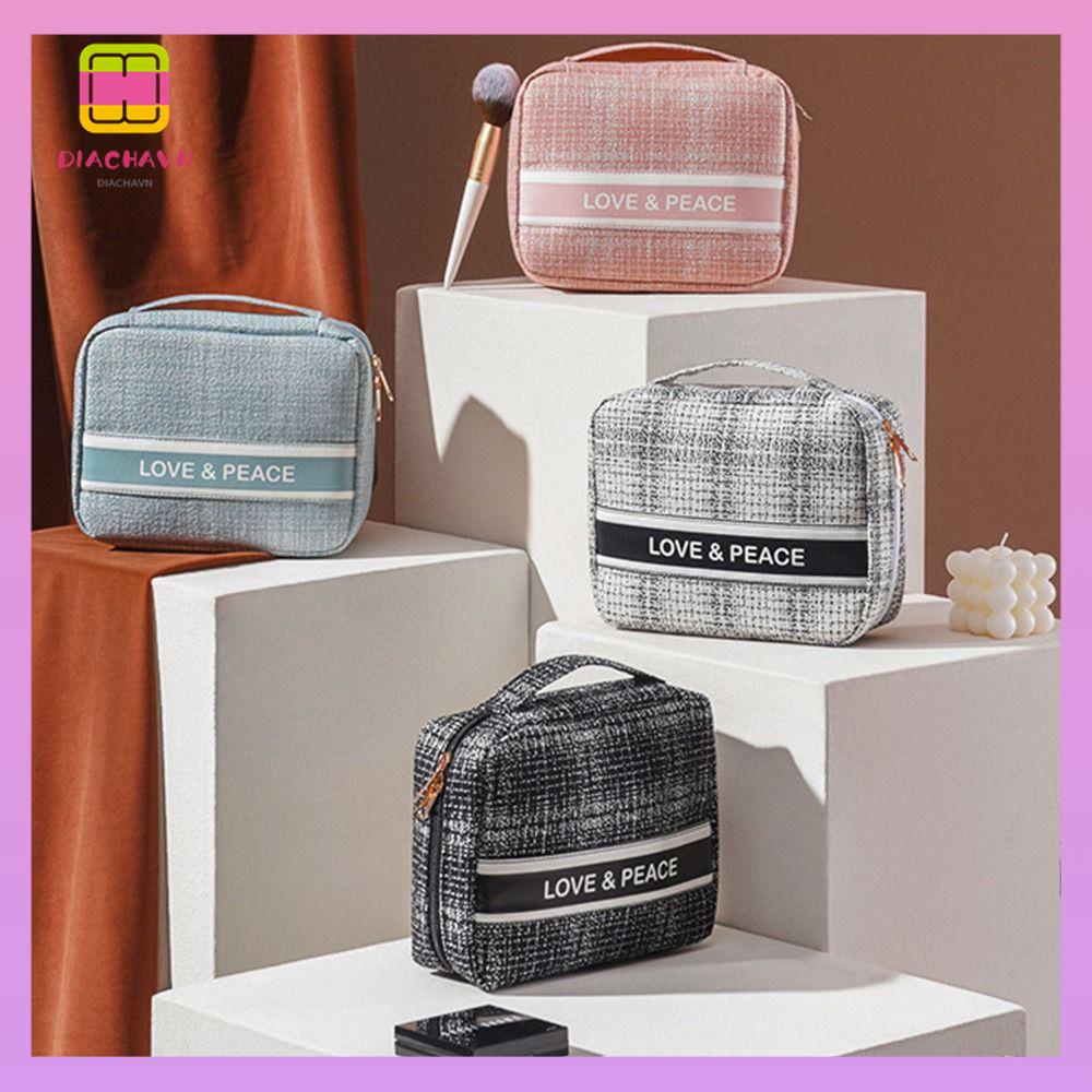 DIACHAVN Túi Đựng Đồ Trang Điểm Cỡ Lớn Tiện Dụng Dành Cho Nữ