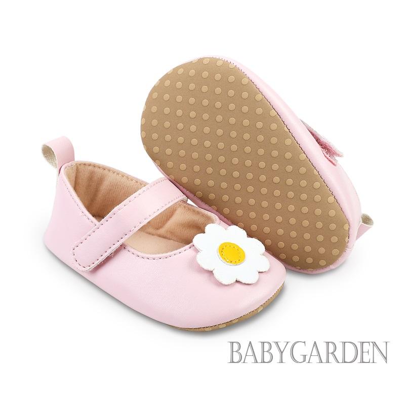 Giày Đế Phẳng Bằng PU Đính Hoa Trang Trí Dành Cho Bé Gái Sơ Sinh Dự Tiệc / Lễ Hội