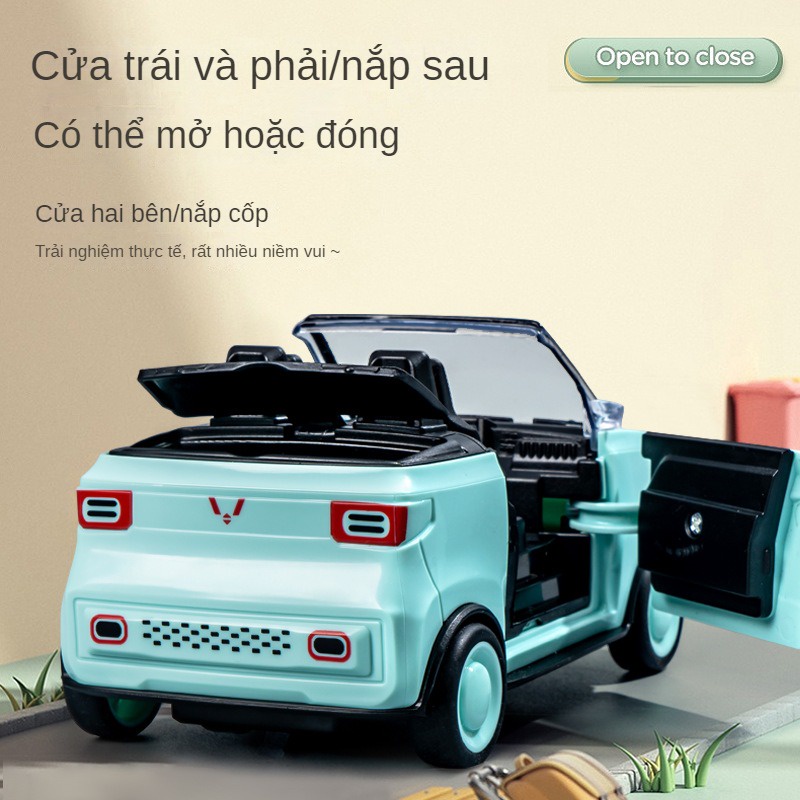 Mô Hình Đồ Chơi Xe Hơi Hoạt Hình Mini Bằng Nhựa Dành Cho Trẻ