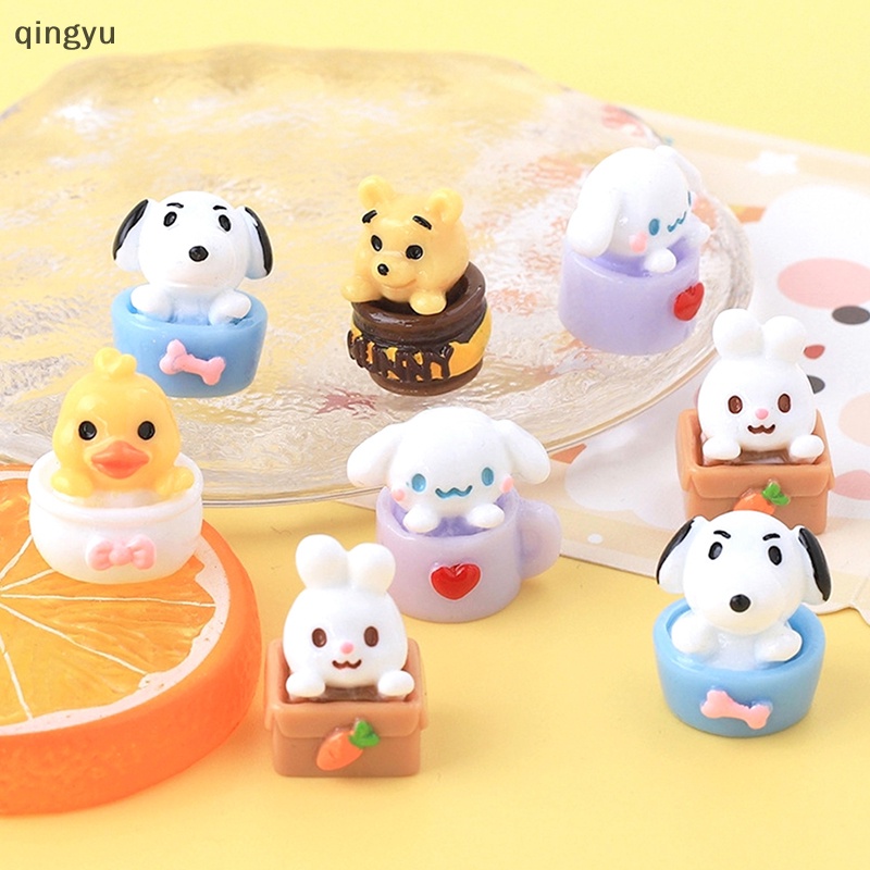 1 Tượng Trang Trí Hình Động Vật Xinh Xắn Cho Nhà Búp Bê