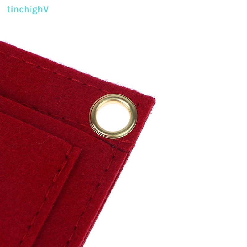 [TinchighV] 1 Túi Đeo Chéo Đựng Thẻ Bằng Vải Nỉ Bên Trong Phong Cách Retro