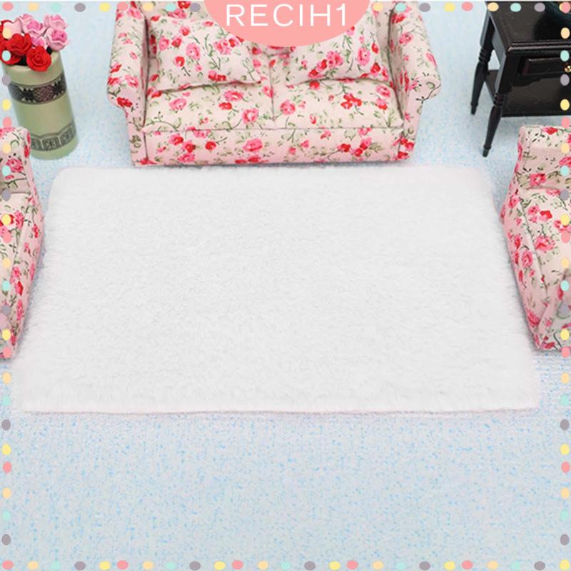 Thảm Lông Mini Lót Sàn Trang Trí Nhà Búp Bê Tỉ Lệ 1: 12