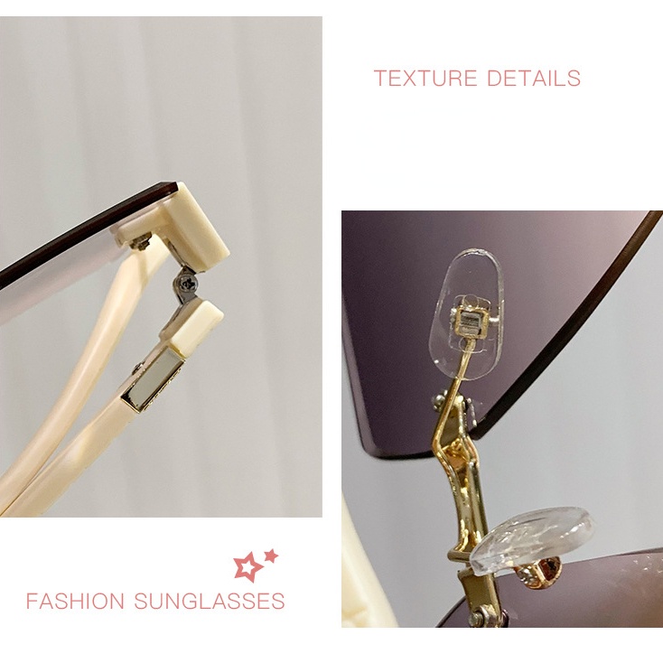 Kính Mát Gọng Vuông Kim Loại Thời Trang Cho Nam Nữ