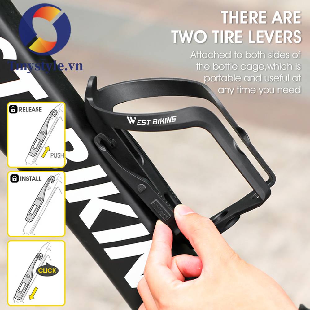 Giá Đỡ Bình Nước Gắn Xe Đạp Kèm Ốc Vít Chuyên Dụng Chất Lượng Cao