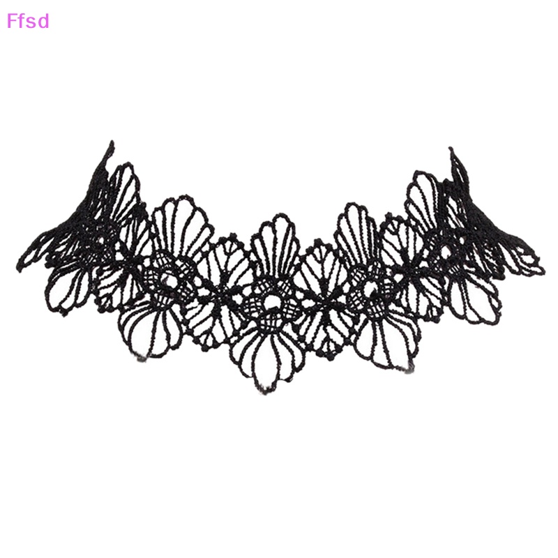 Vòng Cổ Choker Ren Màu Đen Phong Cách Cổ Điển Quyến Rũ