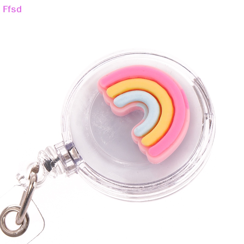 {Ffsd} Giá Đỡ Thẻ Id Huy Hiệu Hoạt Hình Dễ Dàng Cuộn Lại Có Thể Thu Vào Cho Học Sinh Y Tá / Văn Phòng Bán Chạy * Bán