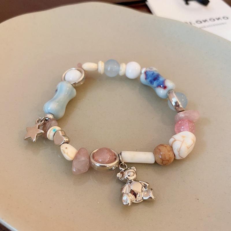 (MớI) Vòng Tay HợP Kim ĐíNh HạT Xinh XắN