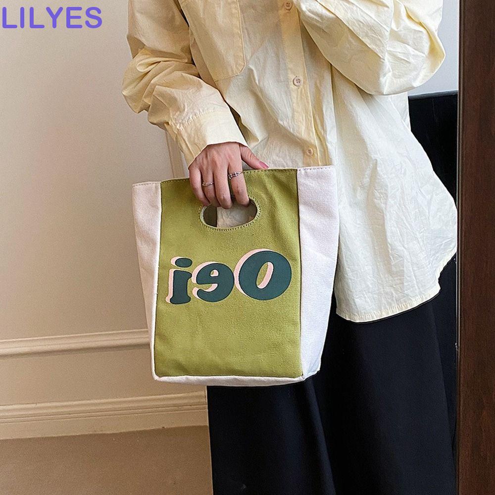 LILYES Túi Xách Tote Cỡ Lớn In Họa Tiết Thời Trang Cho Nữ