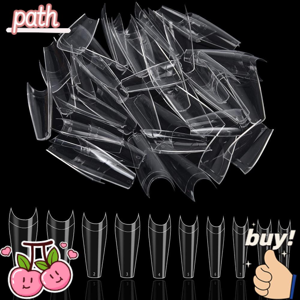 PATH Set 600 Móng Tay Giả 10 Kích Cỡ Trang Trí
