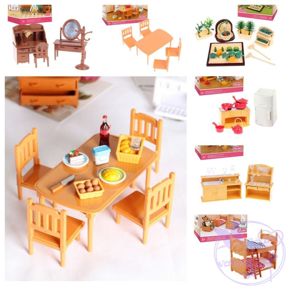 AVALENTINE Đồ Chơi Nội Thất Nông Trại Nhân Tạo DIY Trang Trí Phòng Ngủ Nhà Búp Bê Cho Bé Gái