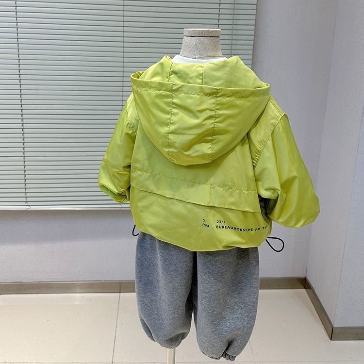 Áo Khoác Gió Có Khóa Kéo Phong Cách Hàn Quốc Thời Trang Xuân Thu 2023 Mới Cho Bé Trai