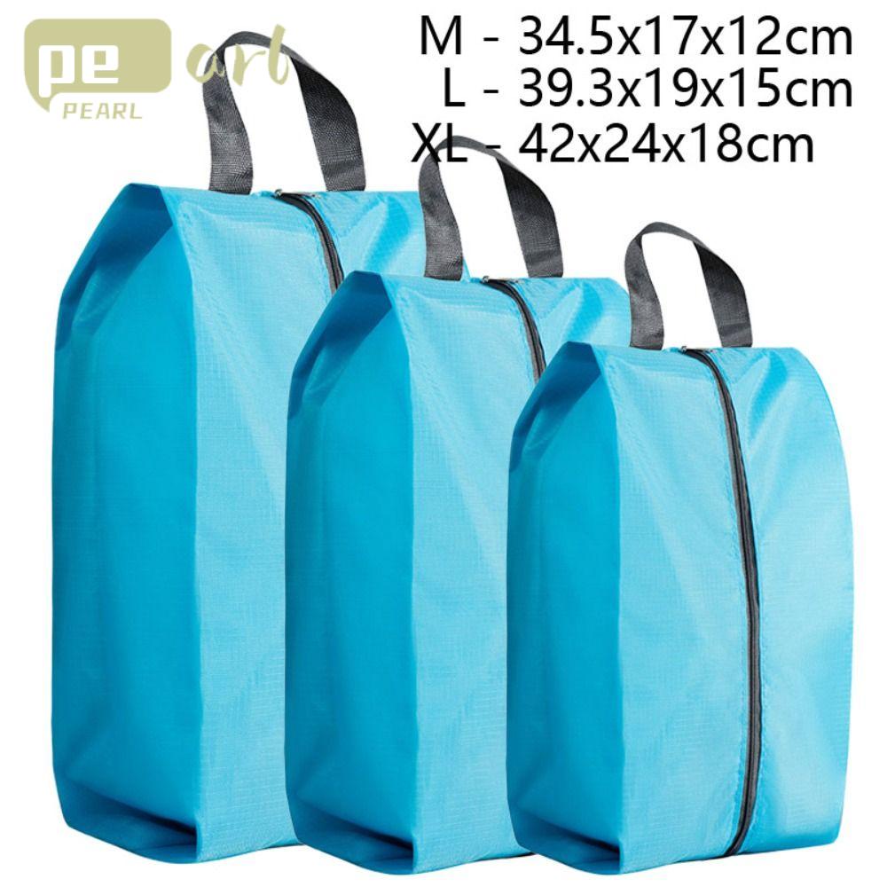 PEARLVN Bộ 4 Túi Đựng Giày Có Khóa Kéo Sức Chứa Lớn Chống Bụi