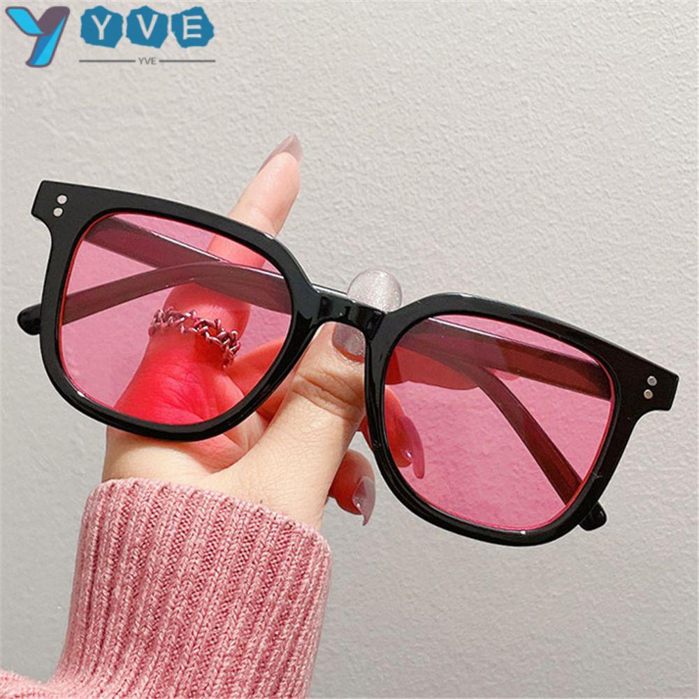 YVE Kính Mát Gọng Vuông Phong Cách Vintage Thời Trang Cho Nữ