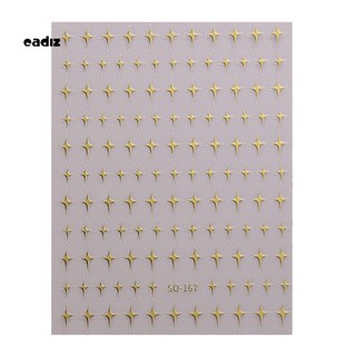 Nhãn Dán Móng Tay 3D Lấp Lánh Siêu Mỏng DIY