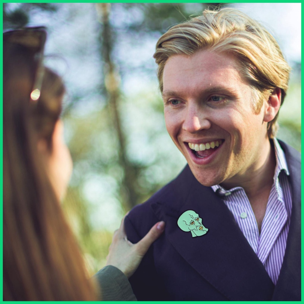 Huy Hiệu Cài Áo Kim Loại Họa Tiết Hoạt Hình Anime Sáng Tạo