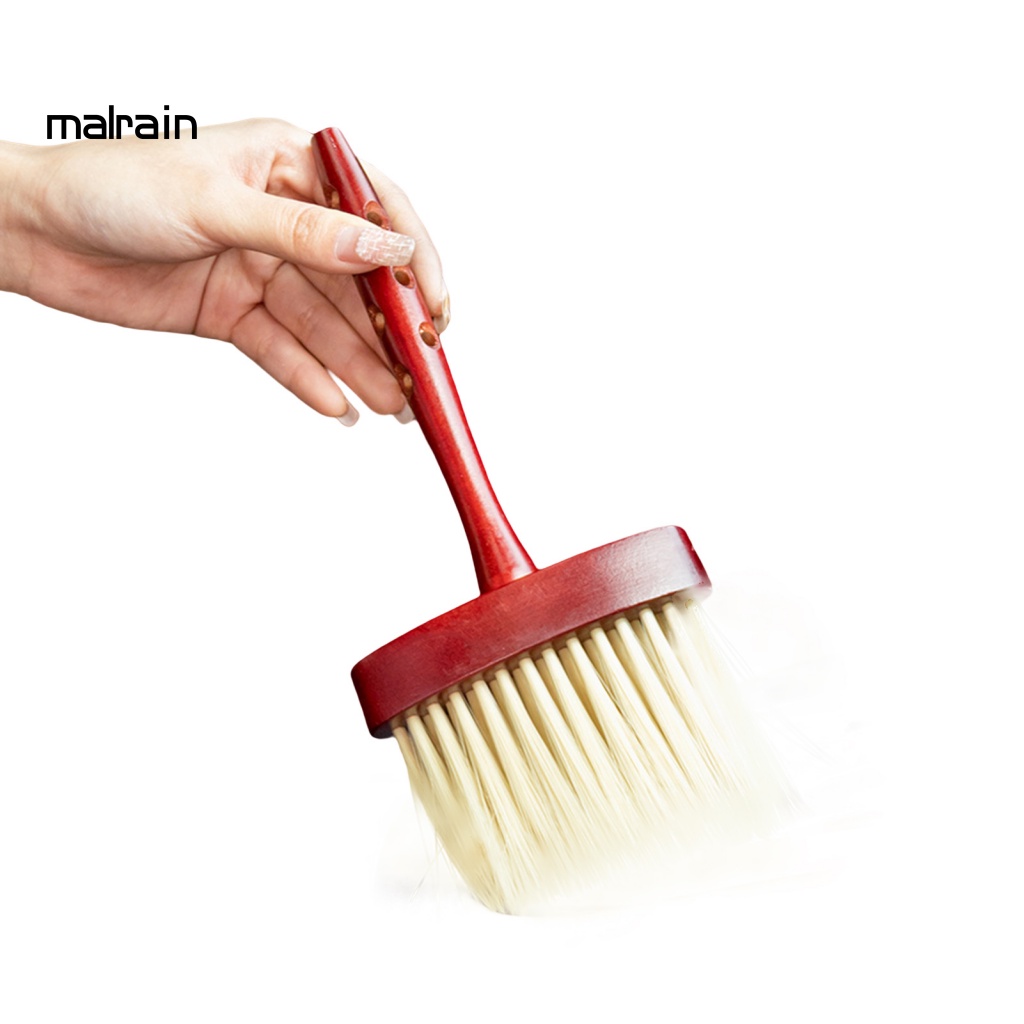 [Ma] Bàn Chải Làm Sạch Xe Hơi Mềm Mại Nhẹ Nhàng Không Làm Tổn Thương Tóc Với Tay Cầm Bằng Gỗ Không Chứa Nhựa Resilient