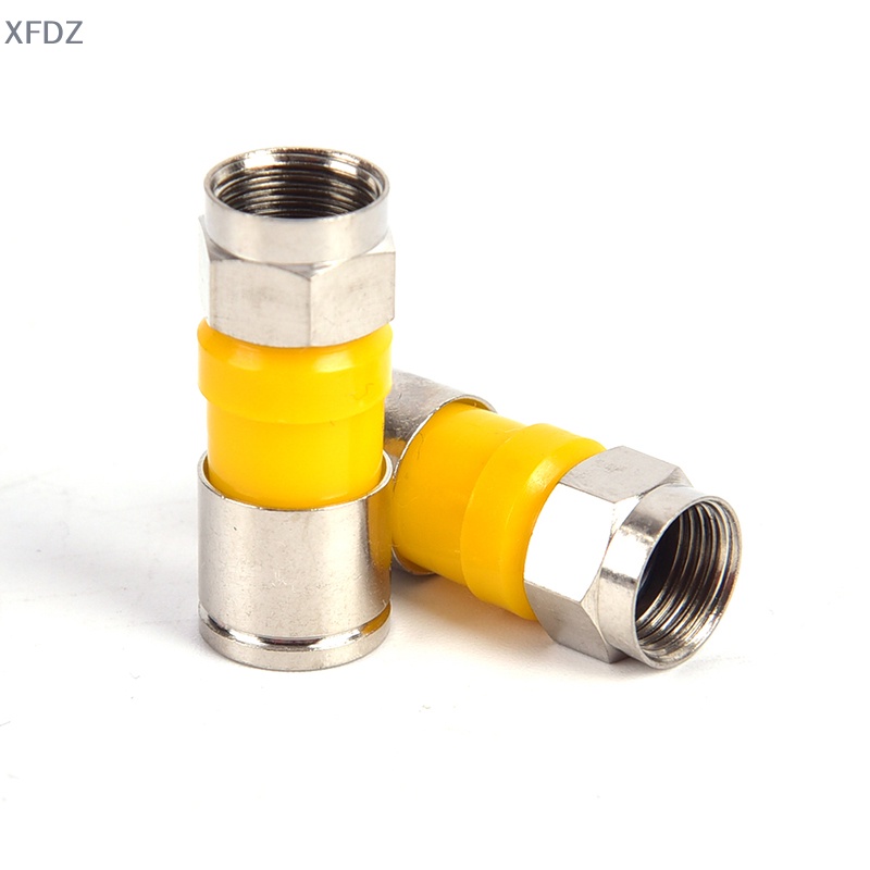 Bộ 10 Đầu Nối RG6 F 2.8cm Chống Thấm Nước