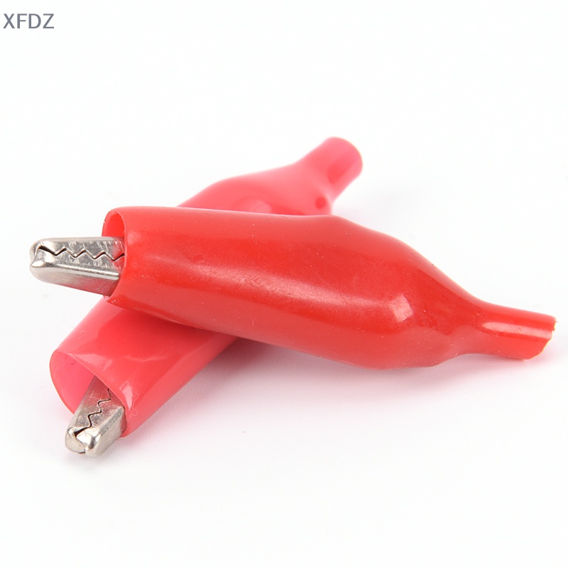 Set 10 Kẹp Cá Sấu Thử Điện Bằng Kim Loại Cách Nhiệt