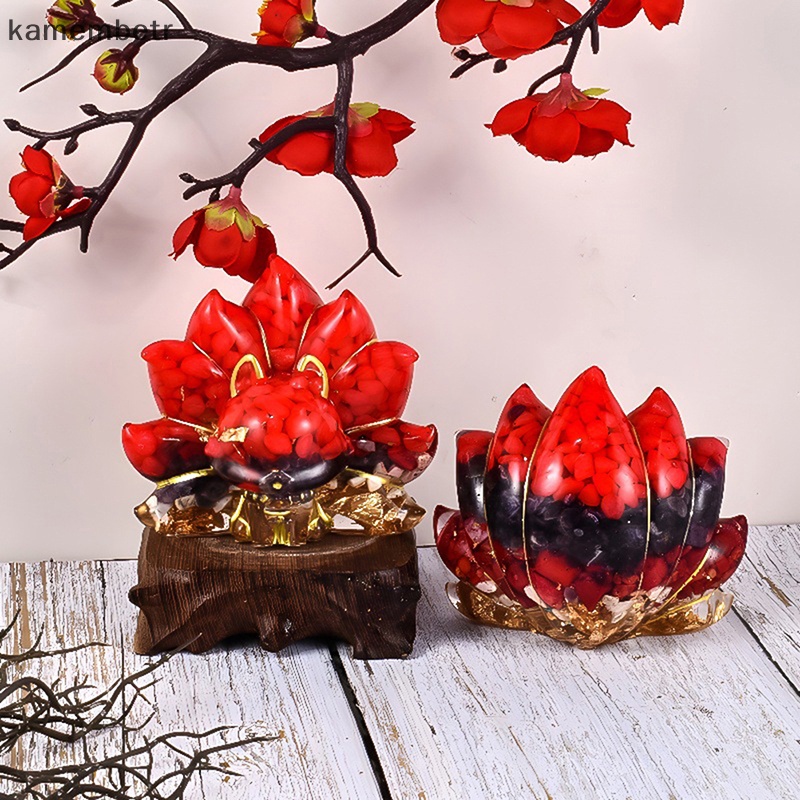 Khuôn Silicone Làm Trang Sức Nhựa Epoxy Resin 3D Hình Cáo Chín Đuôi DIY