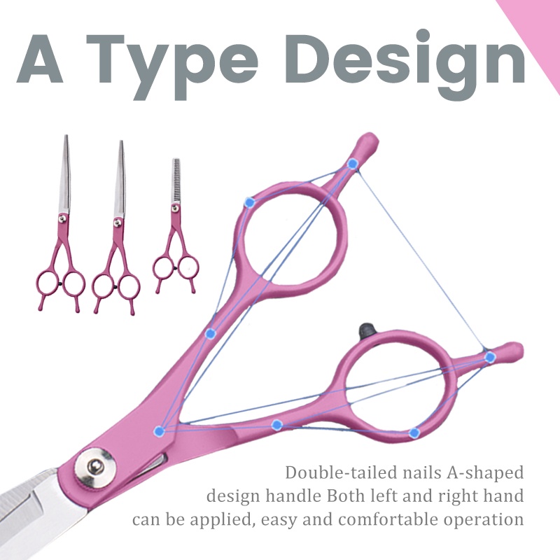 HamshMoc Dụng Cụ Chải Lông Chăm Sóc Thú Cưng Đầu Tròn Bằng Thép Không Gỉ